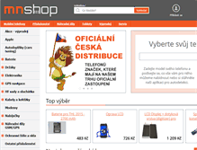 Tablet Screenshot of mnshop.cz